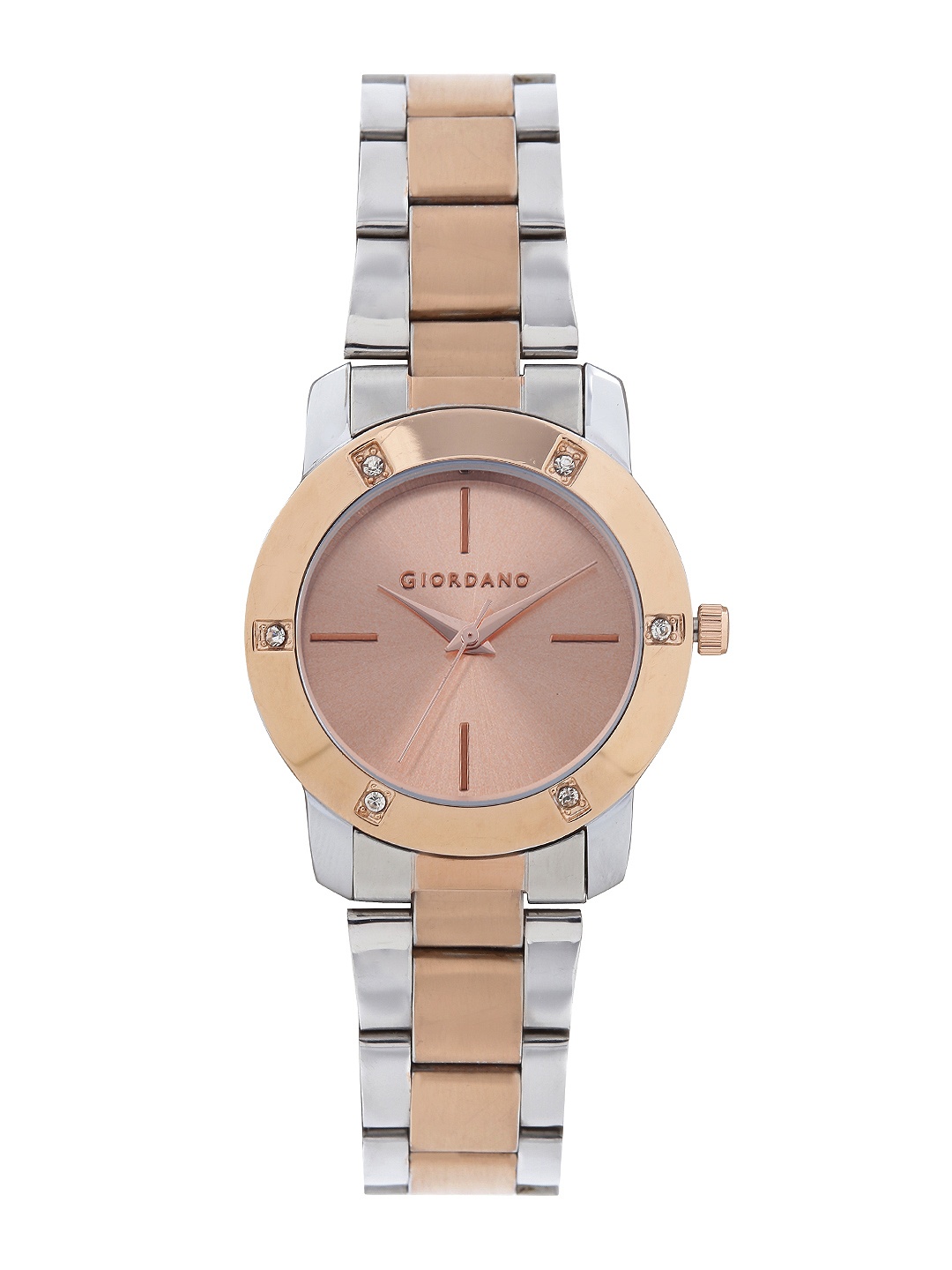 

GIORDANO Women Rose Gold-Toned Dial Watch F4004-33