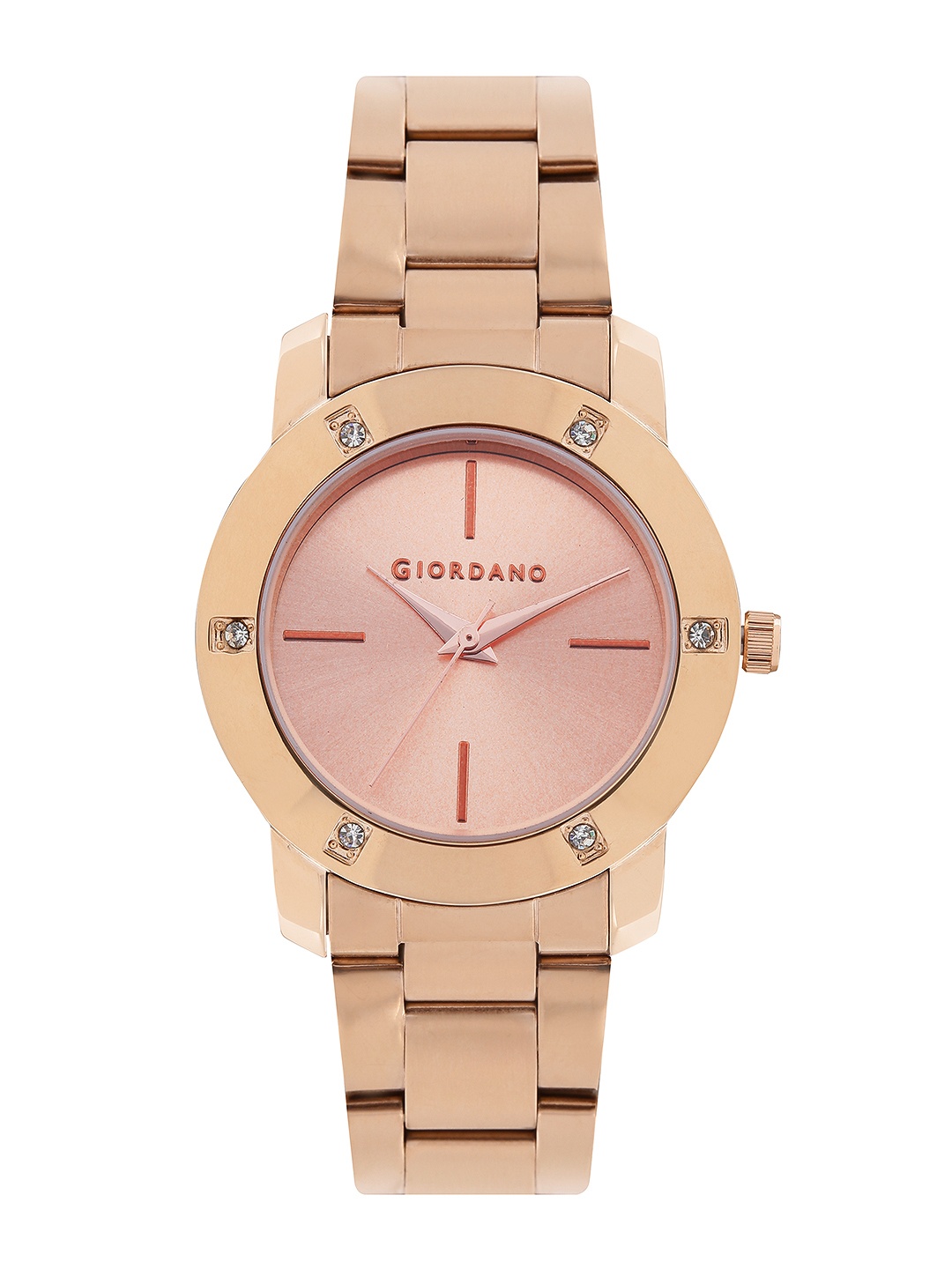 

GIORDANO Women Rose Gold-Toned Dial Watch F4004-55
