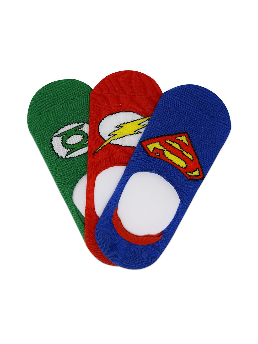 

Justice League Men Pack of 3 Assorted Shoe Liners