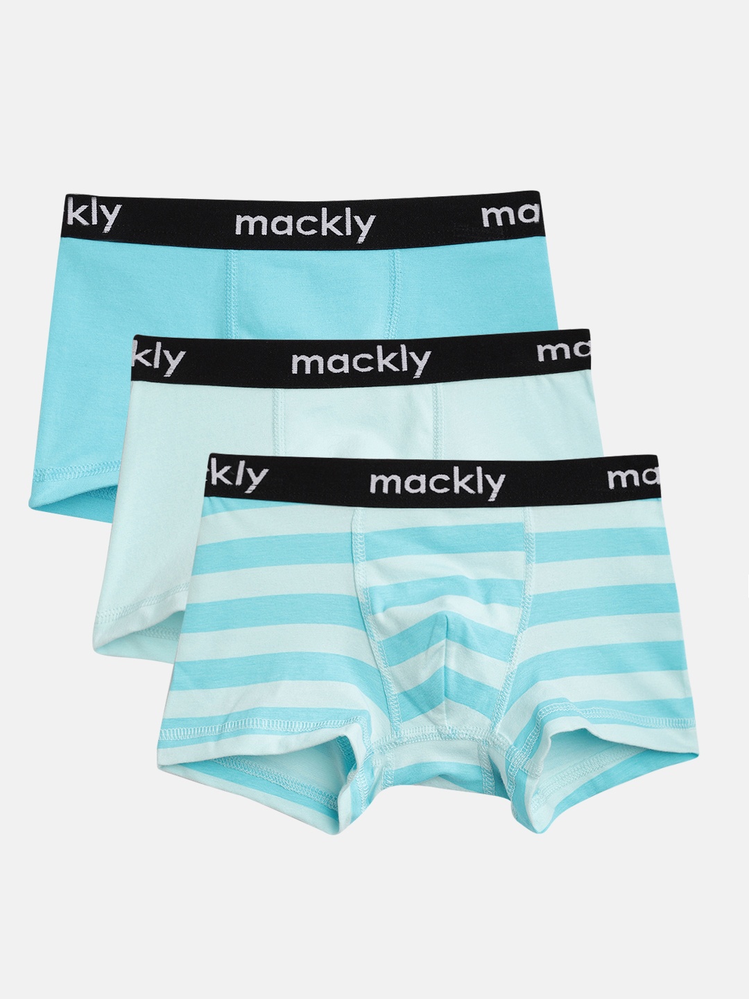 

mackly Boys Pack of 3 Boxers MB-19-2-4yrs, Blue