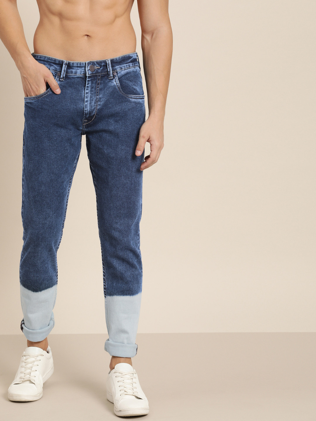

Moda Rapido Men Blue Skinny Fit Mid-Rise Clean Look Stretchable Jeans