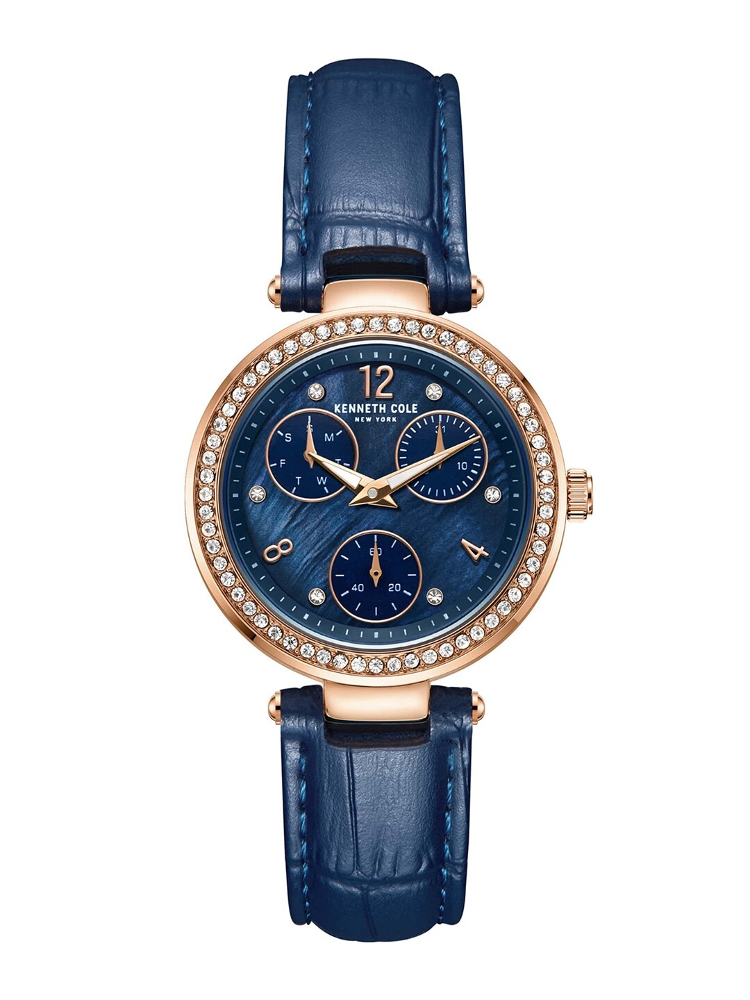 

Kenneth Cole Women Blue Analogue Watch KC51065004LD