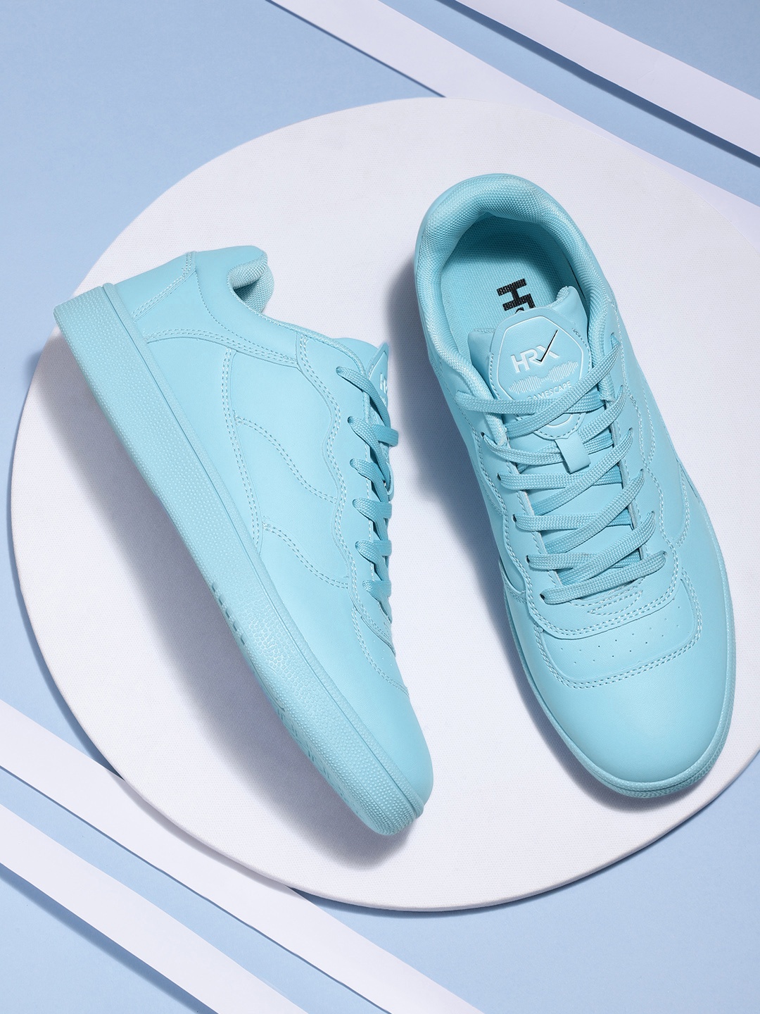 

HRX by Hrithik Roshan Men Blue Solid Gamescape Sneakers