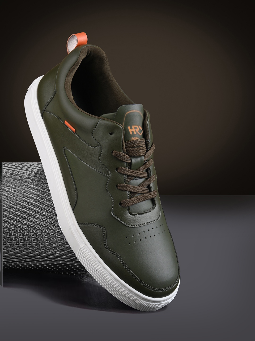 

HRX by Hrithik Roshan Men Olive Green Solid Gamescape Sneakers