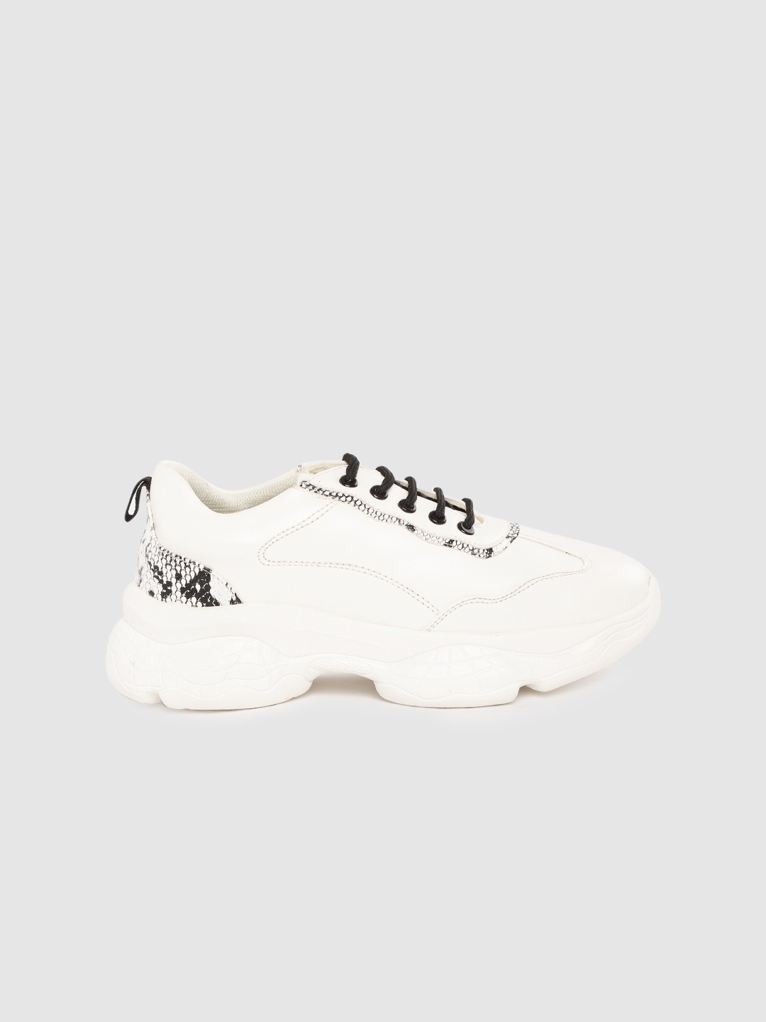 

Roadster Women White Solid Sneakers
