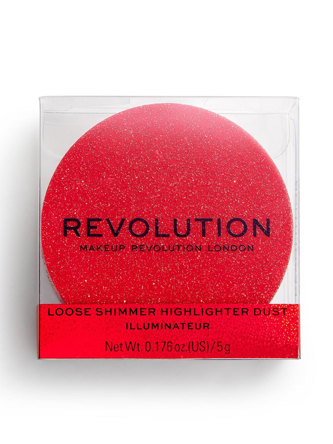 

Makeup Revolution London Precious Stone Loose Shimmer Highlighter Dust - Ruby Crush 5g, Red