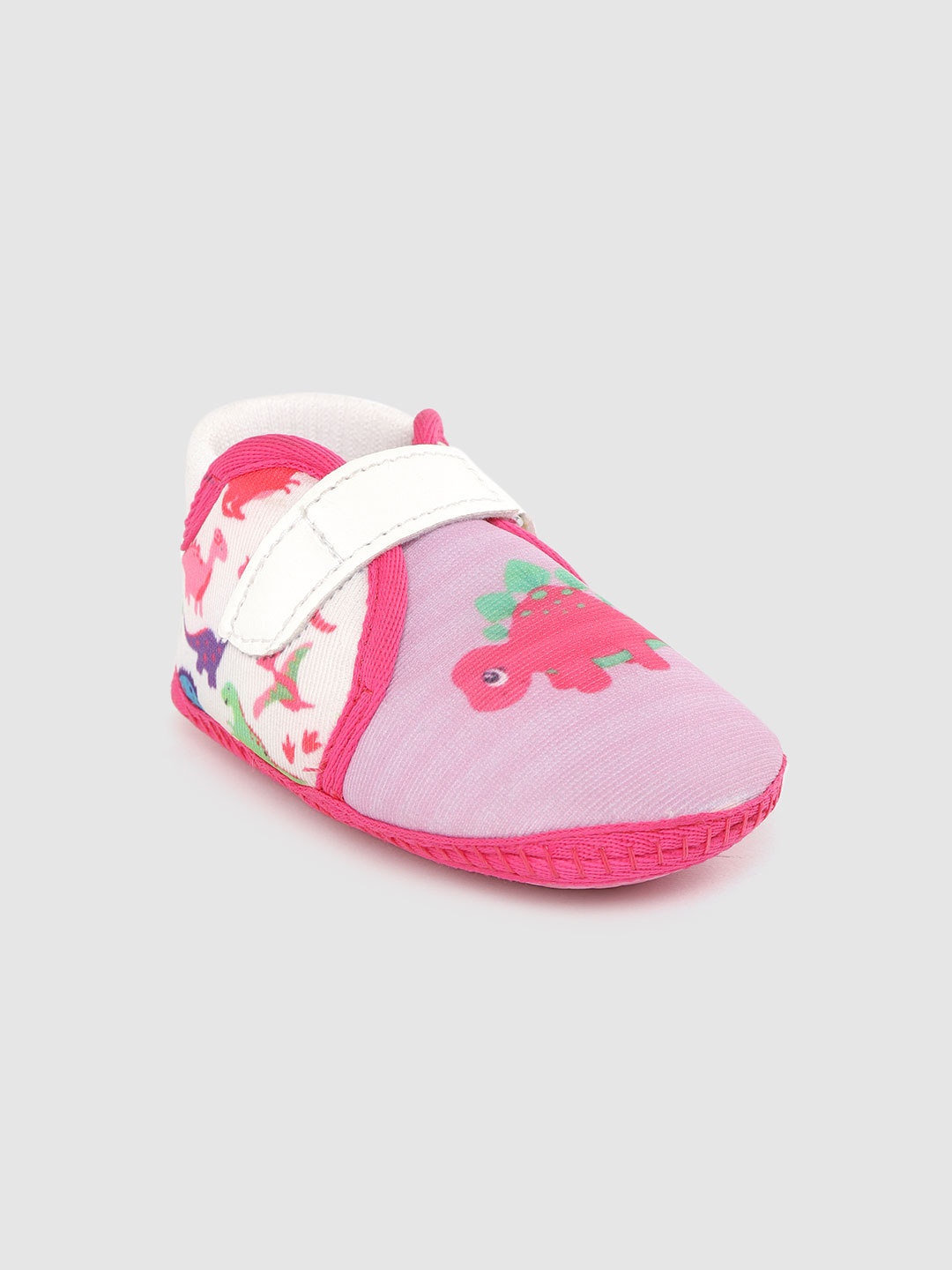 

TOOTSIES by KazarMax Girls Purple & White Printed Booties