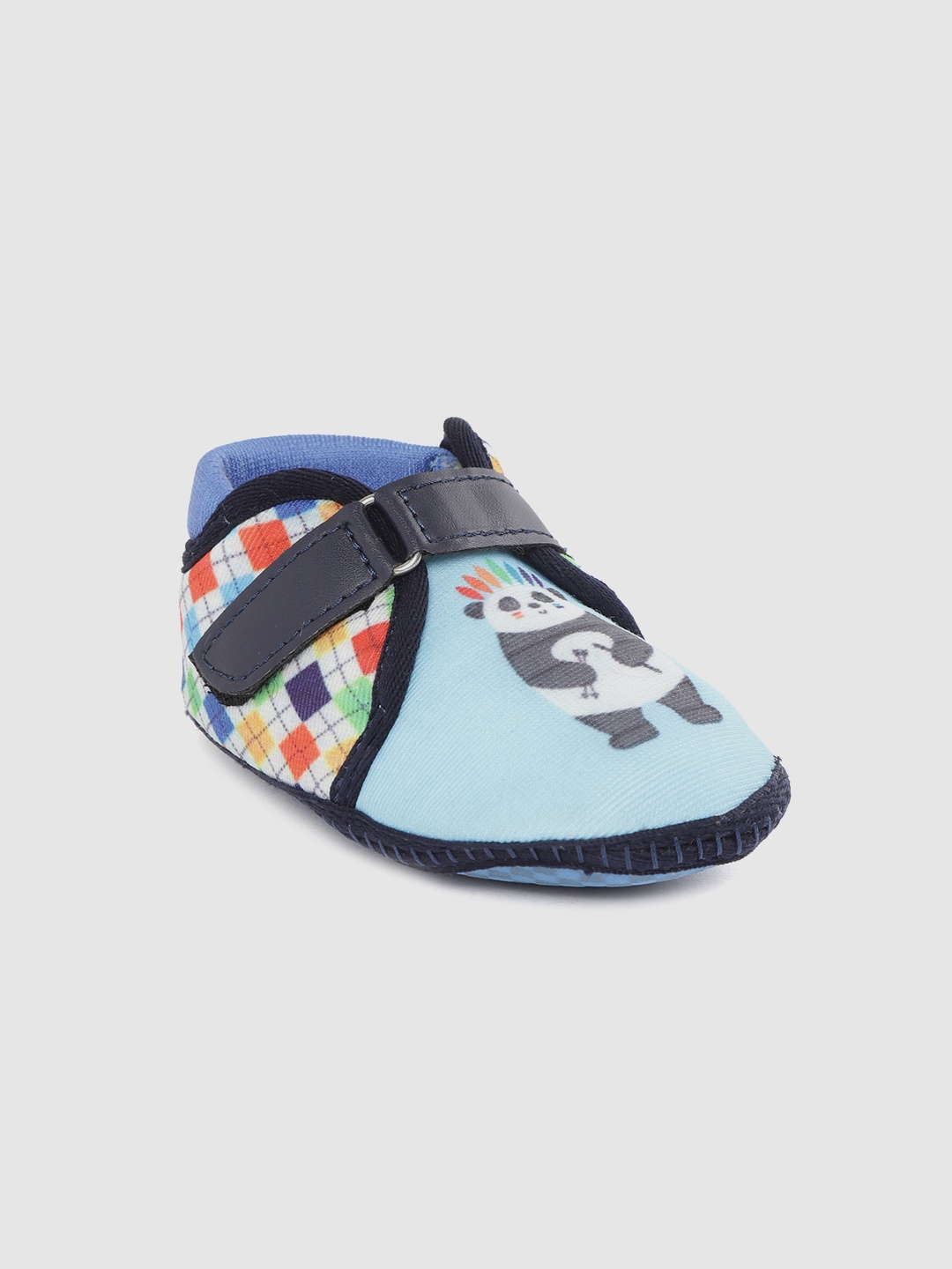 

TOOTSIES by KazarMax Boys Blue & Orange Printed Booties