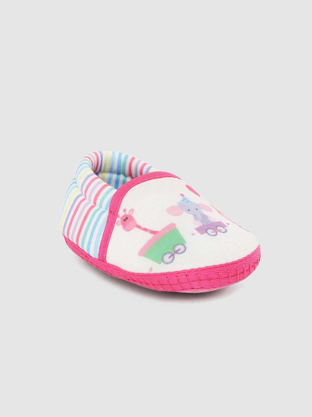 

TOOTSIES by KazarMax Girls Multicoloured Printed Booties, Multi