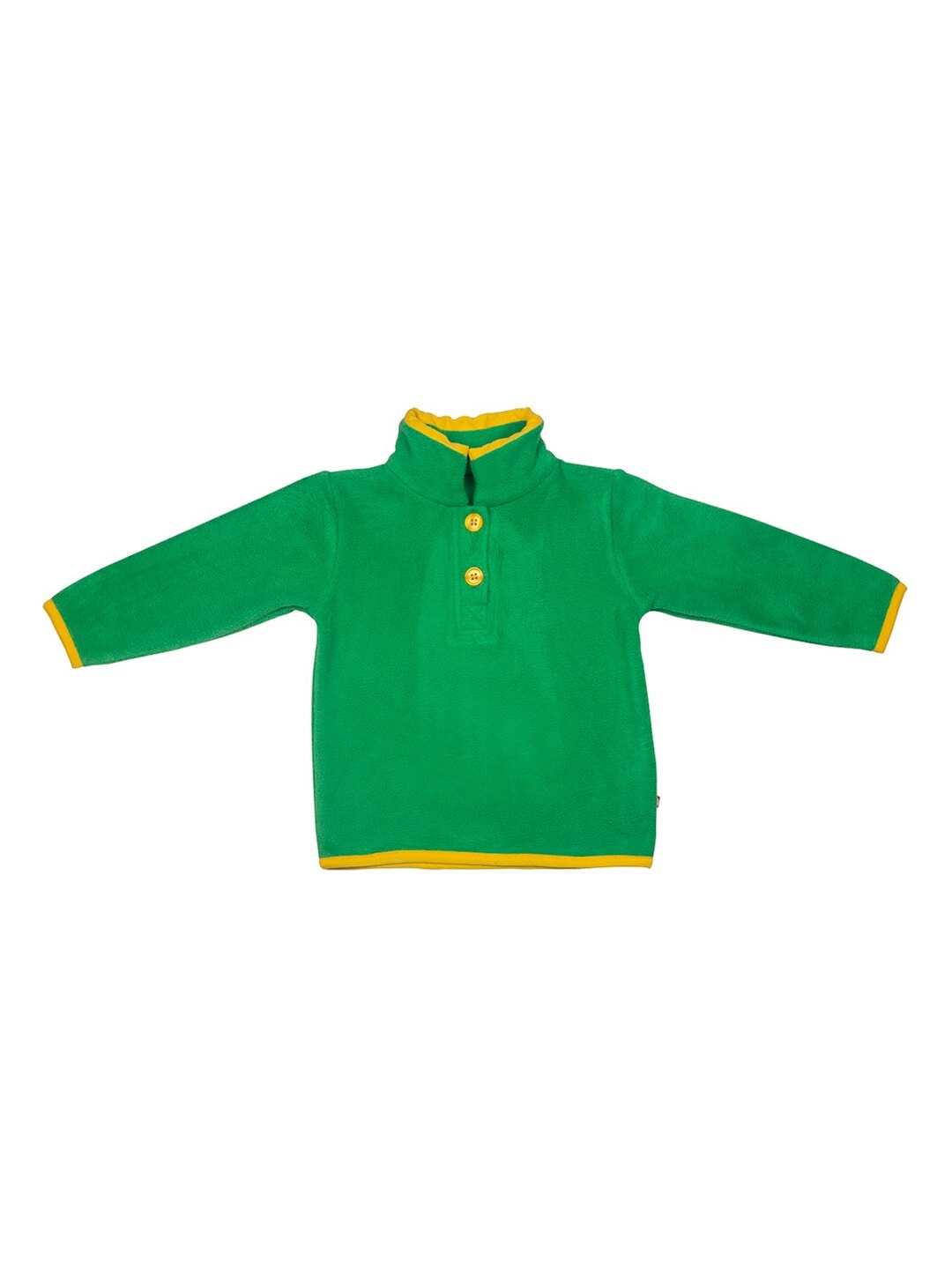 

Nino Bambino Unisex Green Solid Pullover Sustainable Sweater