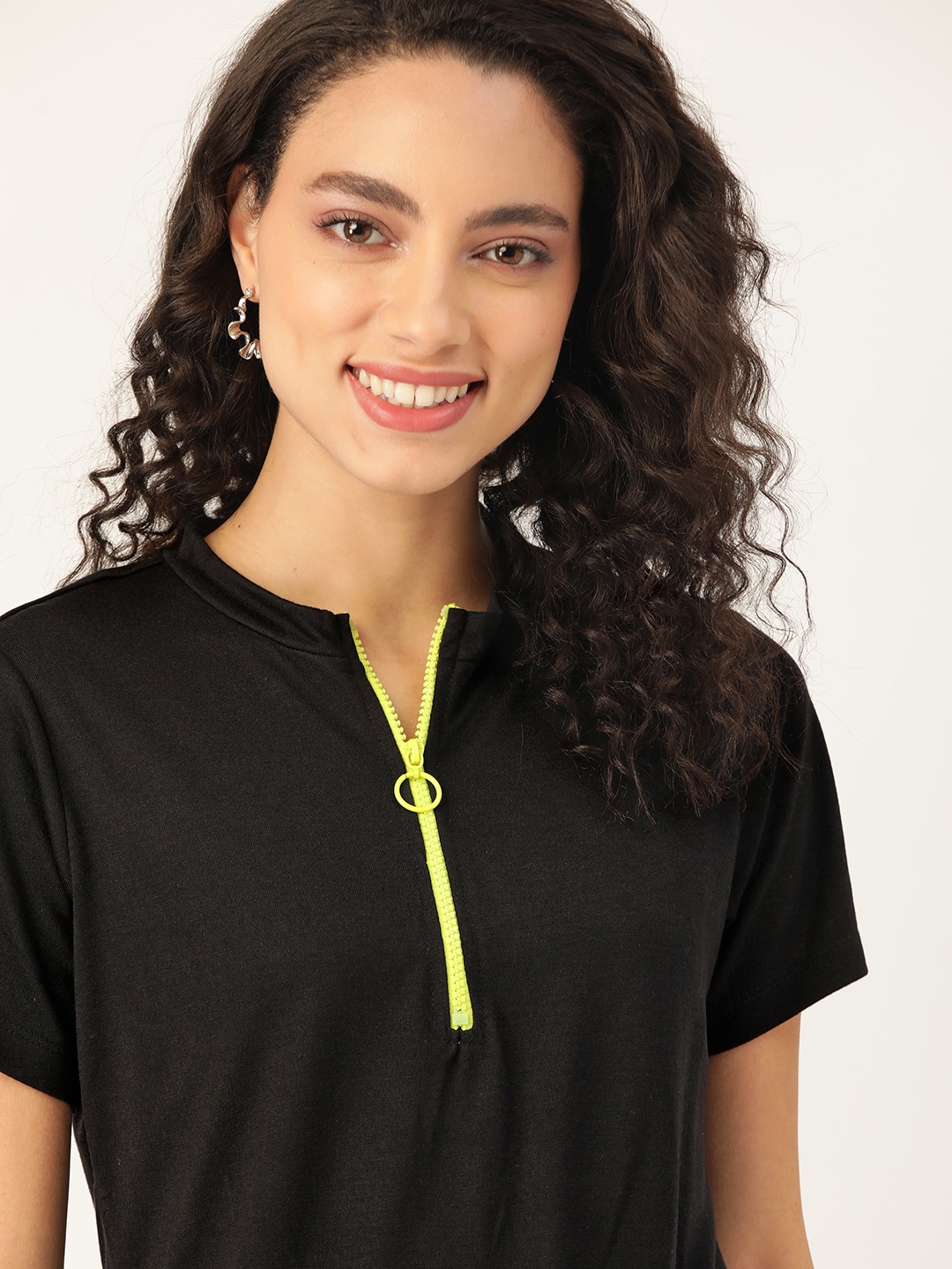 

DressBerry Women Black Solid Top
