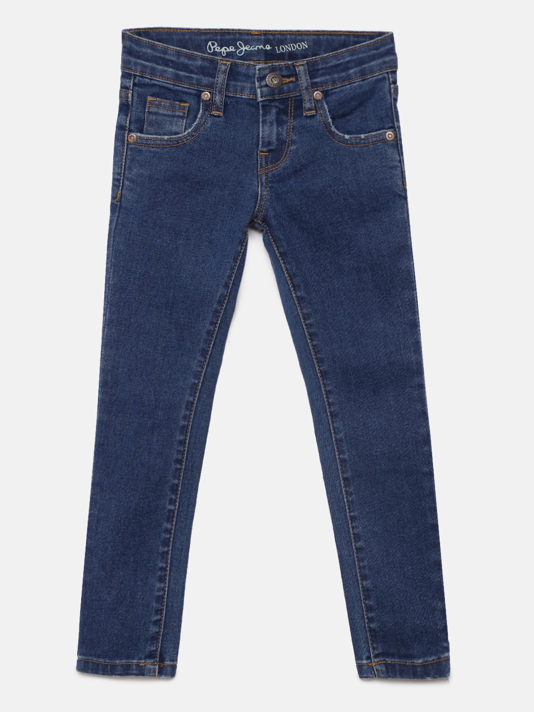 

Pepe Jeans Girls Blue Tapered Fit Jeans