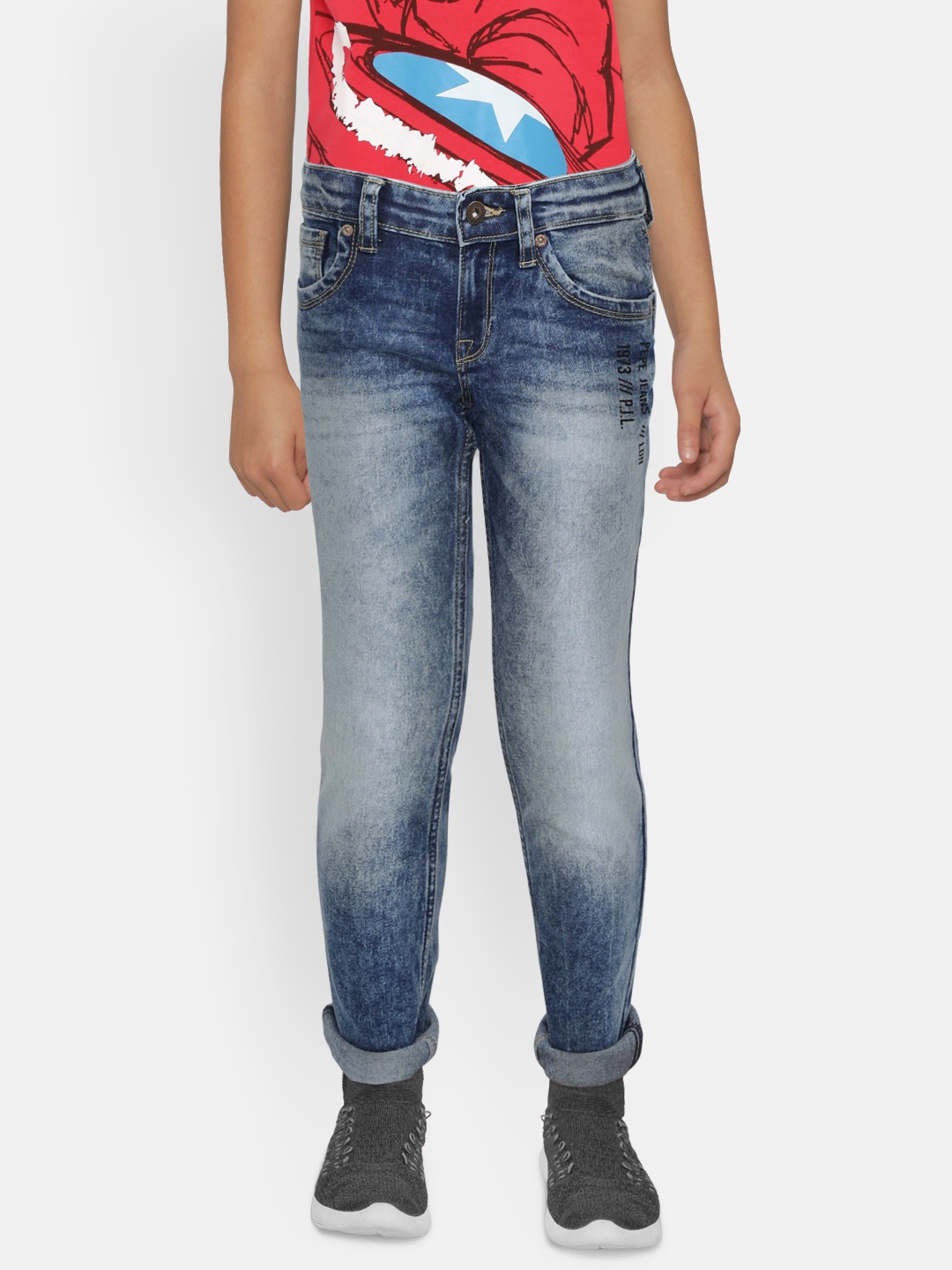

Pepe Jeans Boys Blue Slim Fit BERLIN Clean Look Jeans