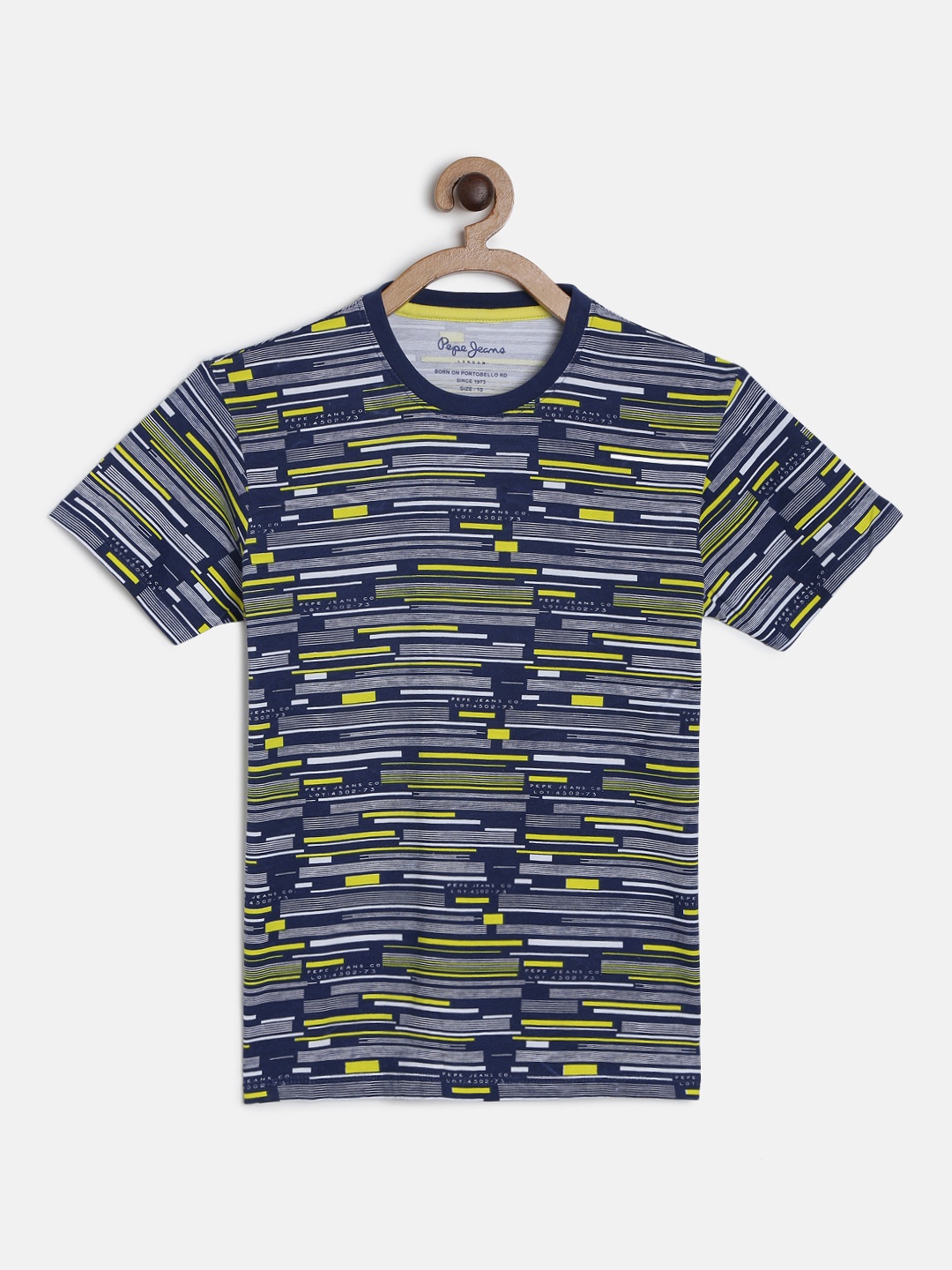

Pepe Jeans Boys Multicoloured Printed Round Neck T-shirt, Multi