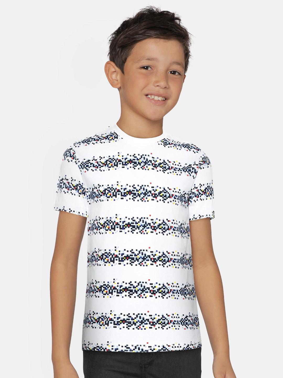 

Pepe Jeans Boys White Printed Round Neck T-shirt
