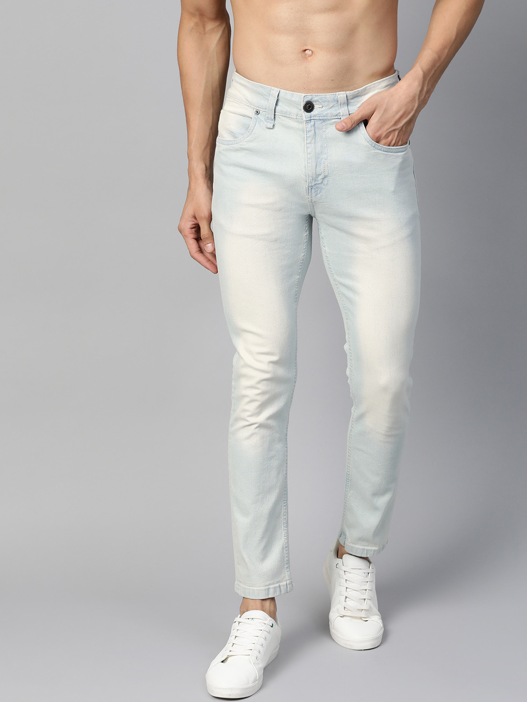 

Roadster Men Blue Skinny Fit Mid-Rise Clean Look Stretchable Jeans