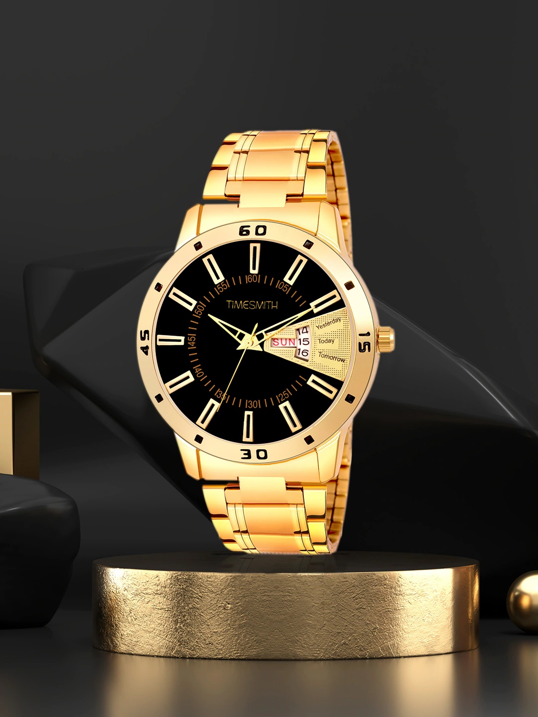 

TIMESMITH Men Black Analogue Watch TSC-111