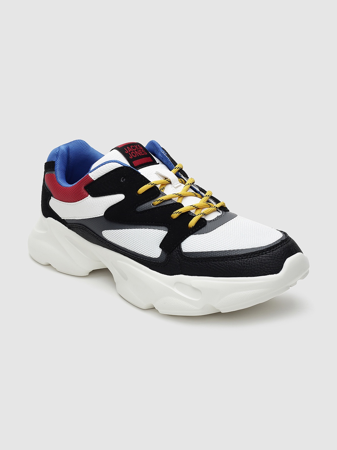 

Jack & Jones Men White & Black Sneakers