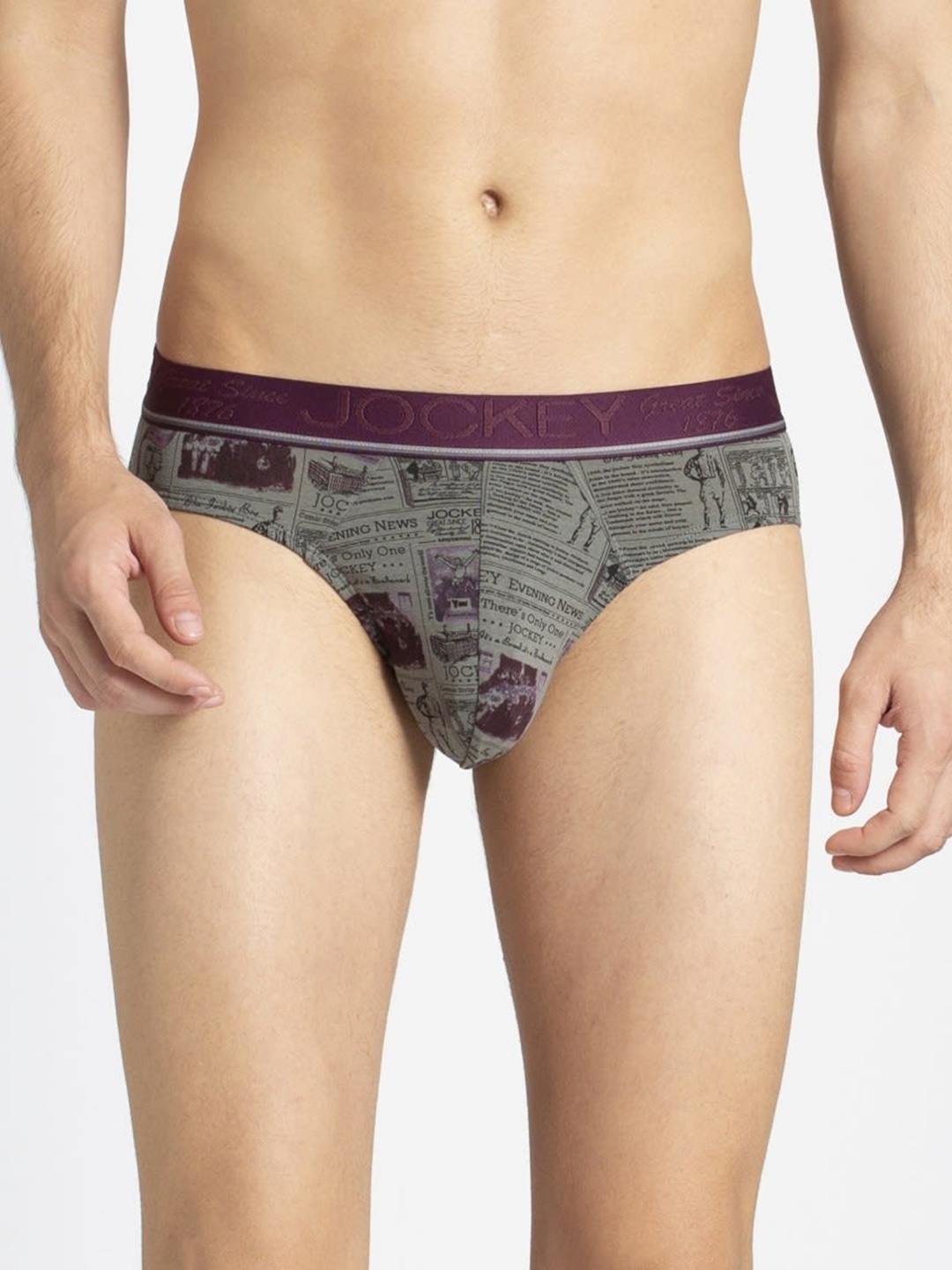 

Jockey Men Assorted Printed Basic Briefs HG05-0105