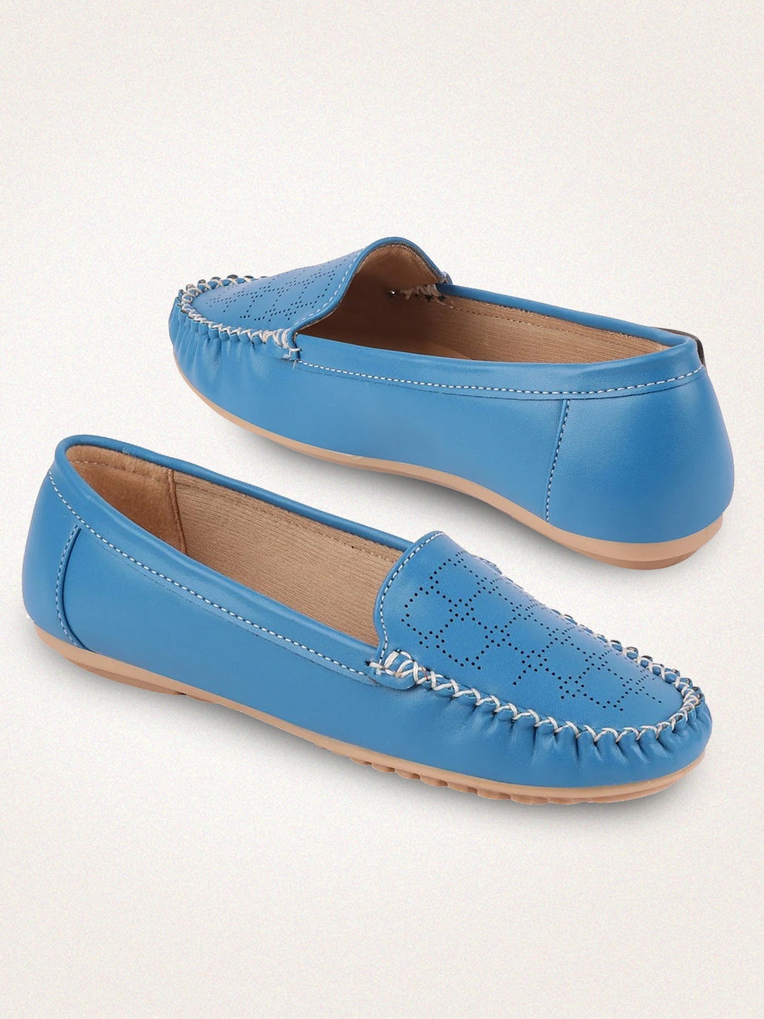 

FAUSTO Women Blue Loafers
