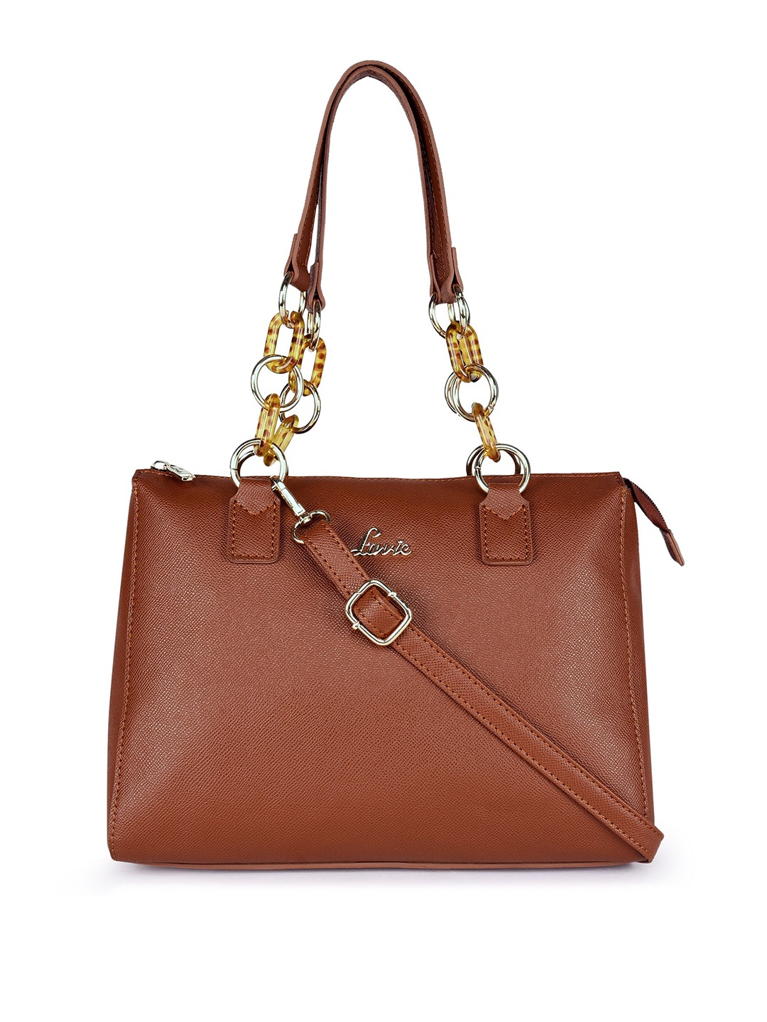 

Lavie Brown Solid Handheld Bag
