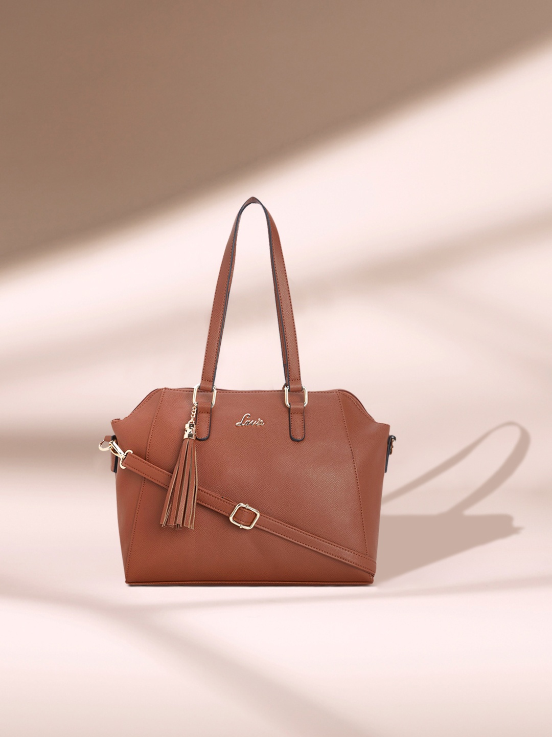 

Lavie Brown Solid Shoulder Bag