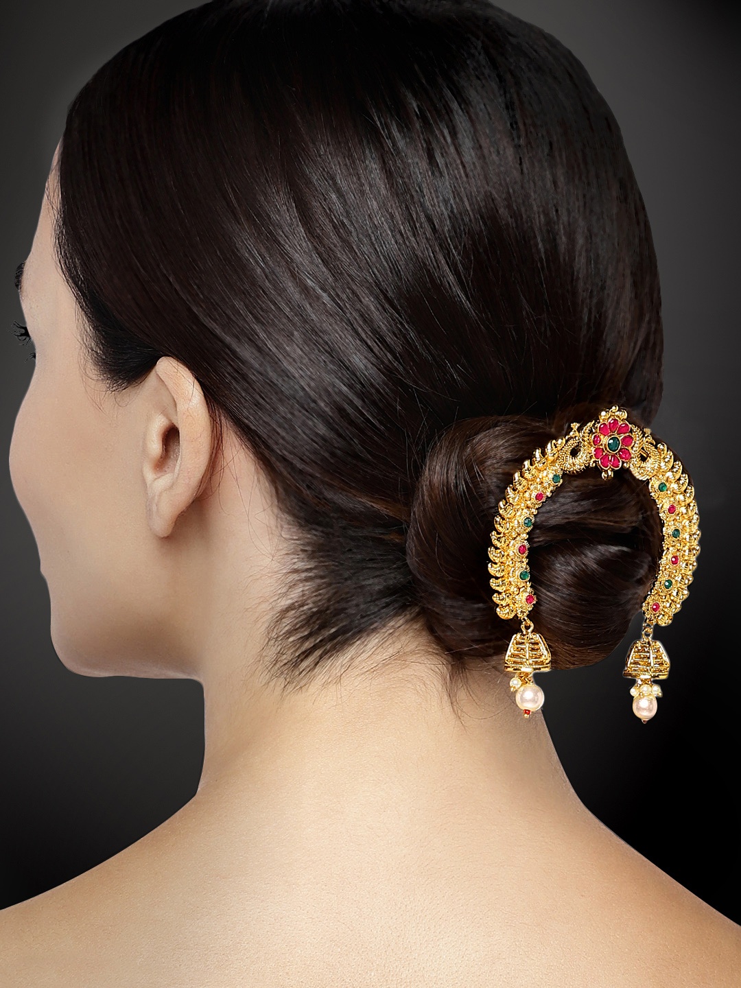 

Peora Gold-Toned Embellished Hair Accessory Set