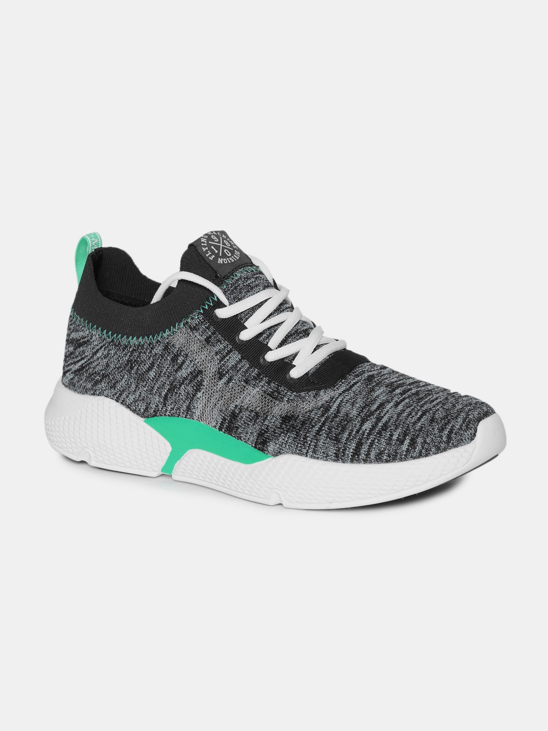 

Flying Machine Men Black & Grey Sneakers