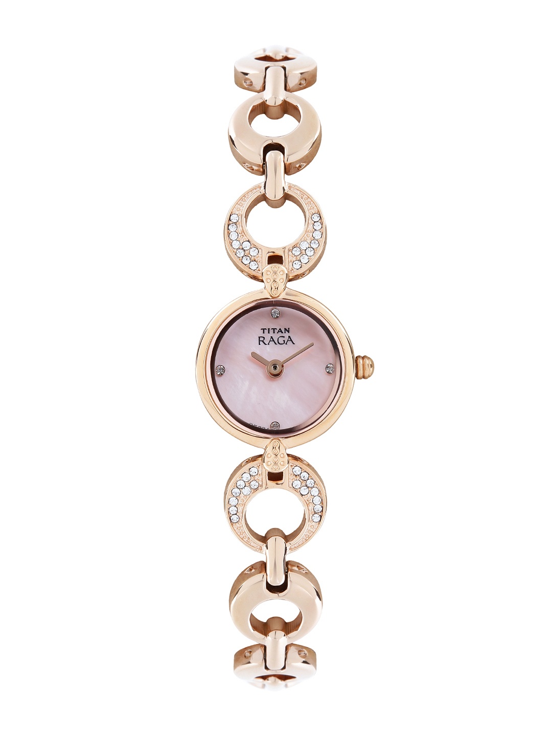 

Titan Raga Women Pearly Pink Dial Watch 2444WM02