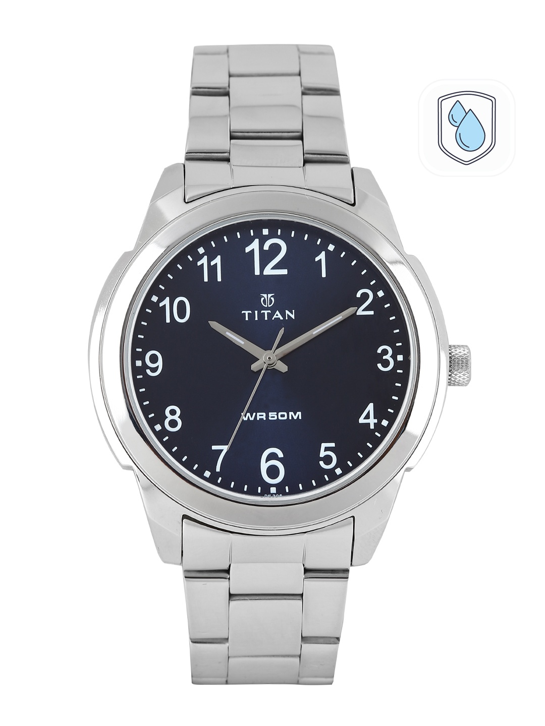 

Titan Men Blue Dial Watch 1585SM05