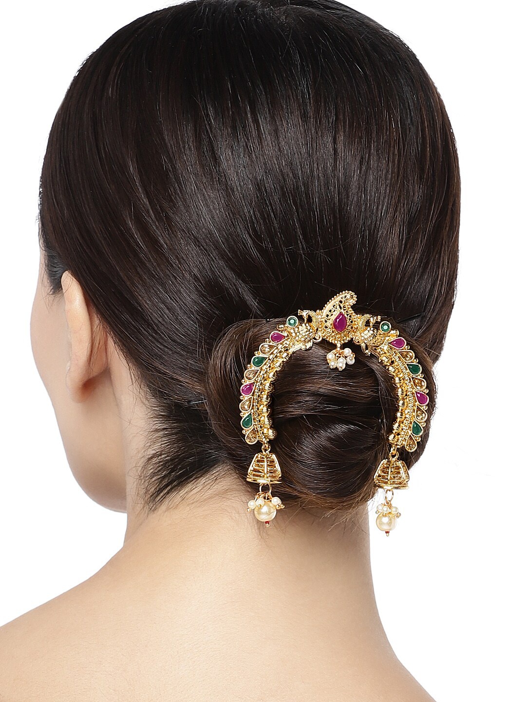 

Peora Gold-Toned Embellished Hair Accessory Set