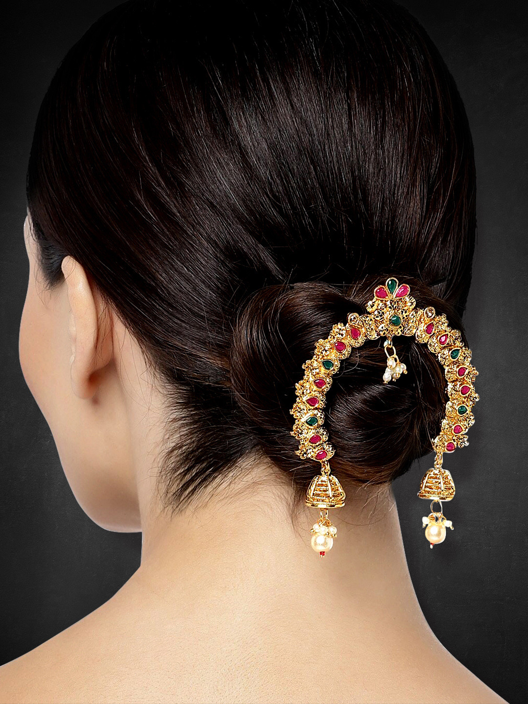 

Peora Gold-Toned Embellished Hair Accessory Set