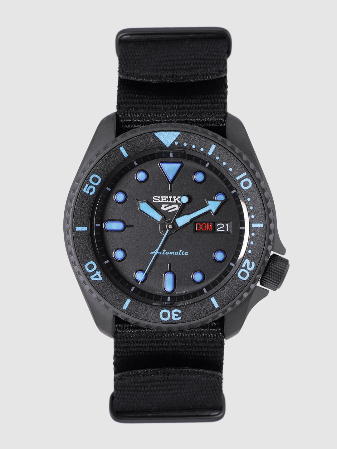 

SEIKO 5 Automatic Men Black Analogue watch SRPD81K1