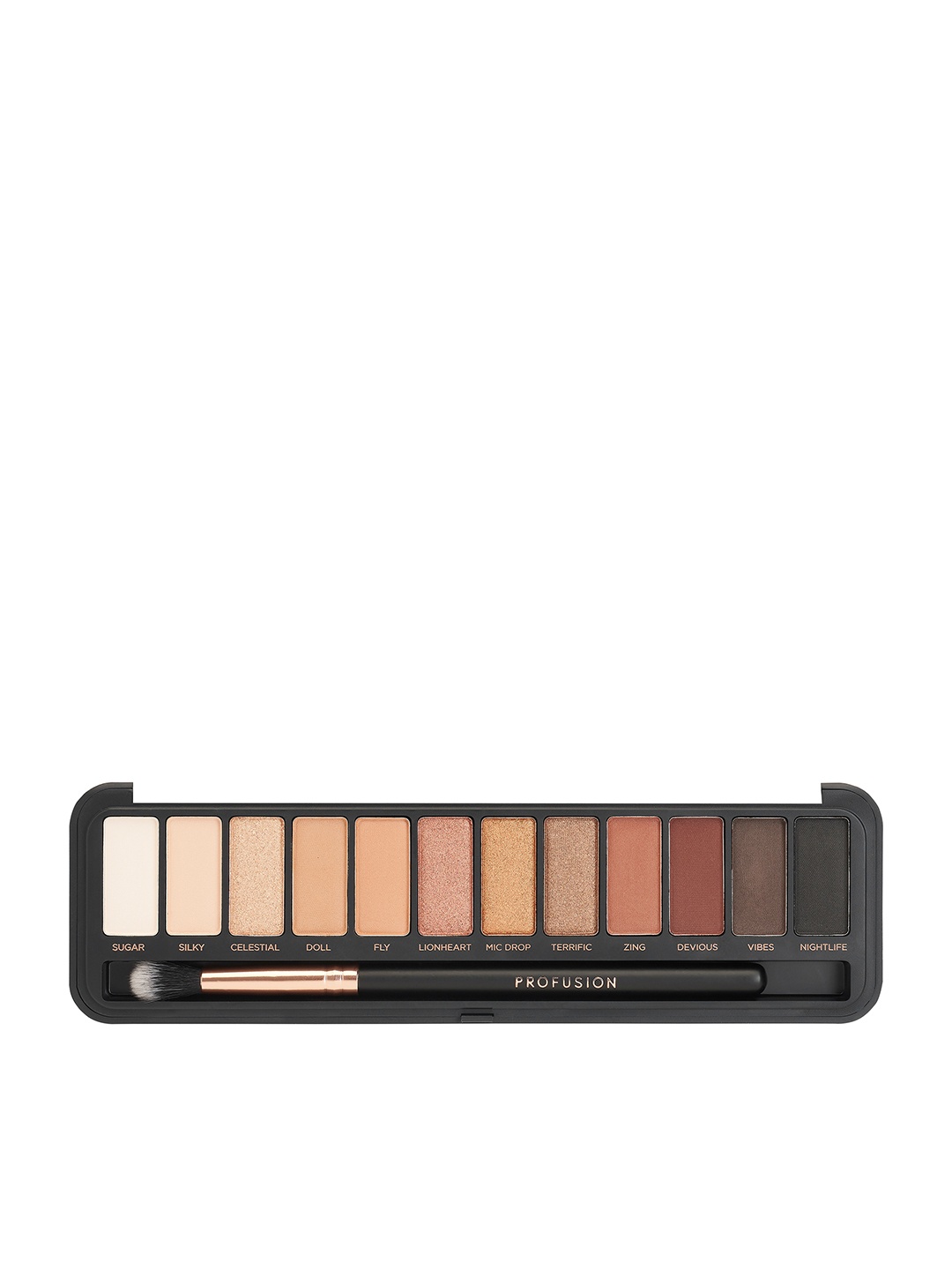 

Profusion Cosmetics Nude Eyes Pro Eyeshadow Makeup Case, Multi