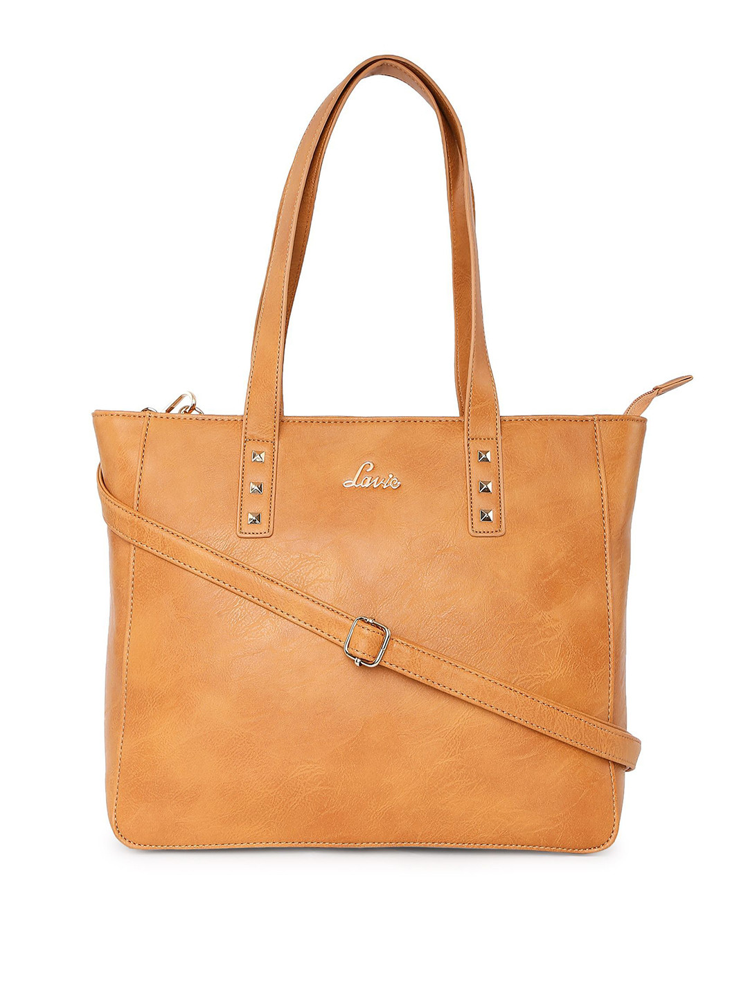 

Lavie Yellow Solid Shoulder Bag