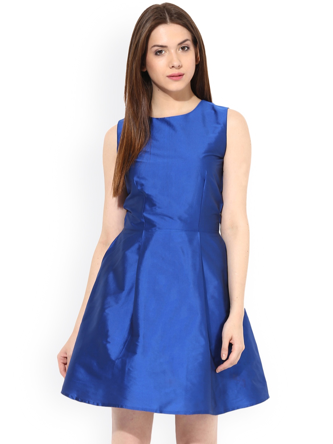

Miss Chase Blue Fit & Flare Dress