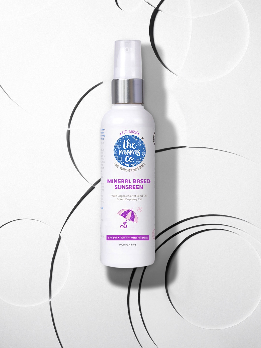 

The Moms Co. Mineral Based Sunscreen with Carrot Seed & Red Raspberry Oil 100 ml, White