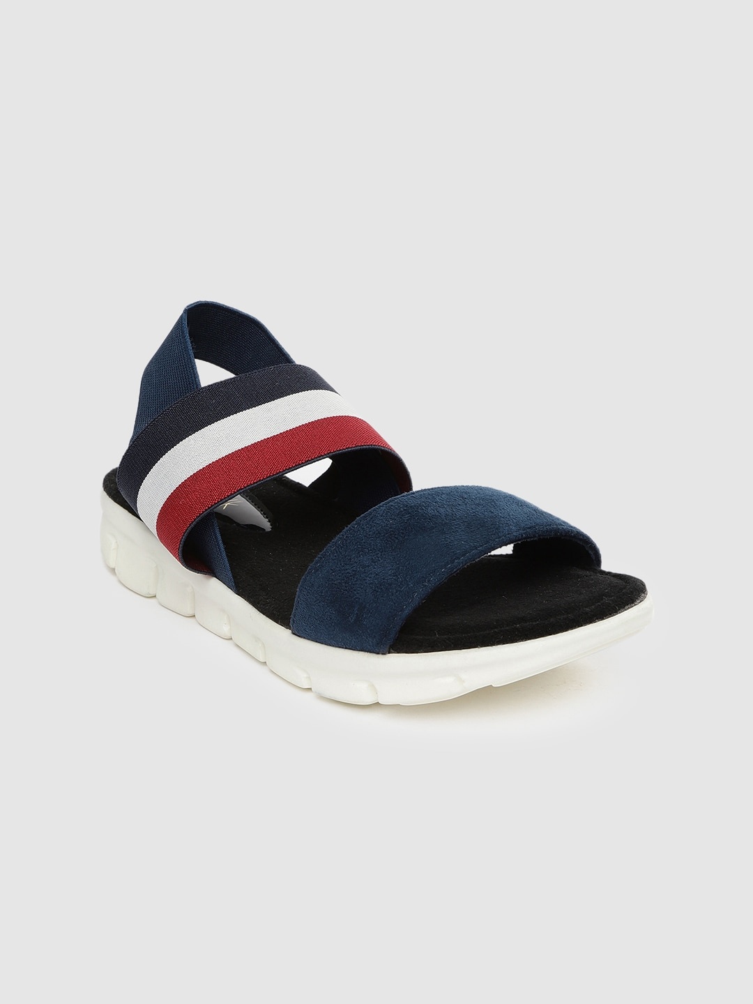 

Catwalk Women Blue Striped Open Toe Flats