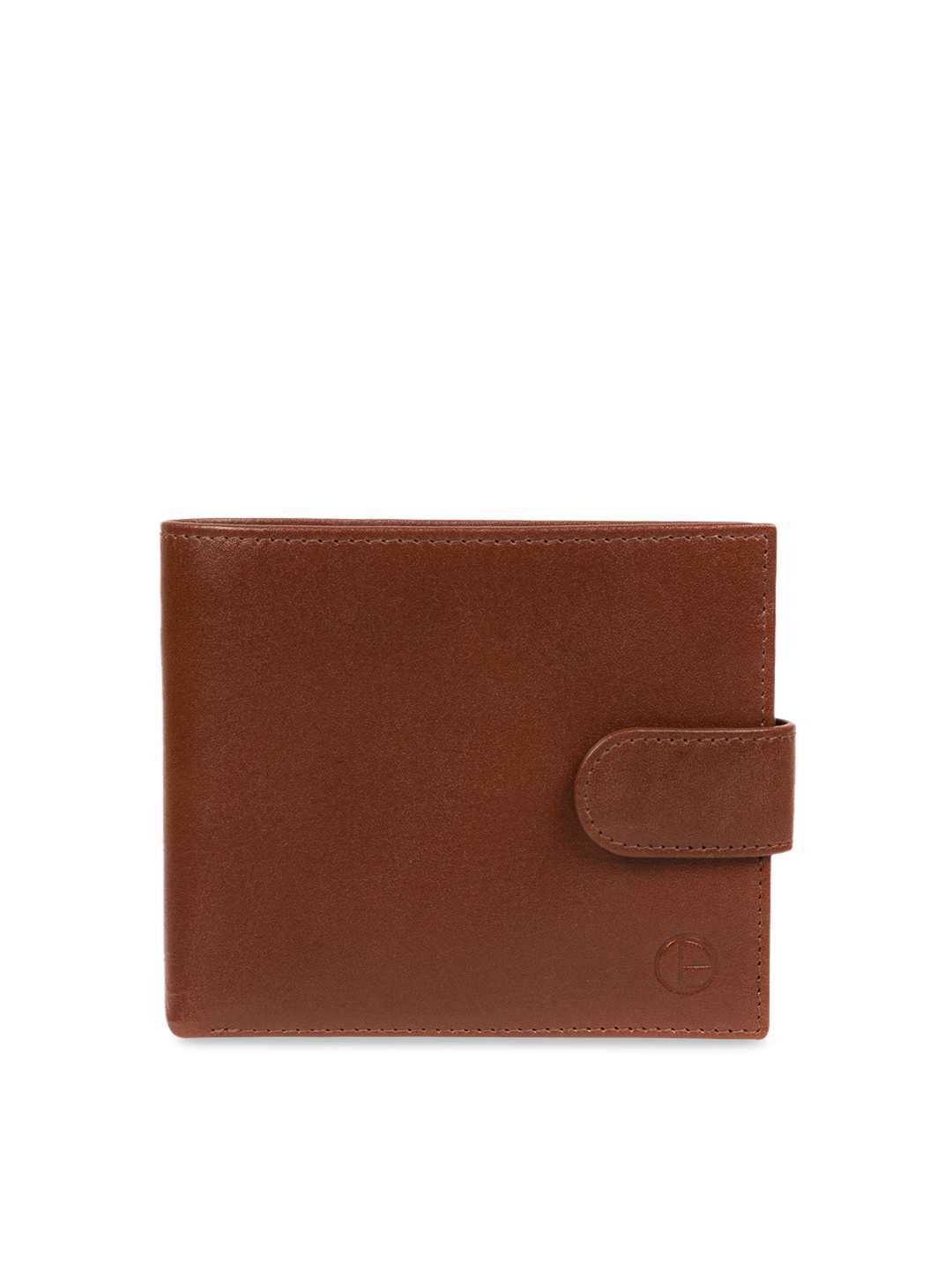 

PURE LUXURIES LONDON Men Tan Brown Solid Genuine Leather Hooper Wallet