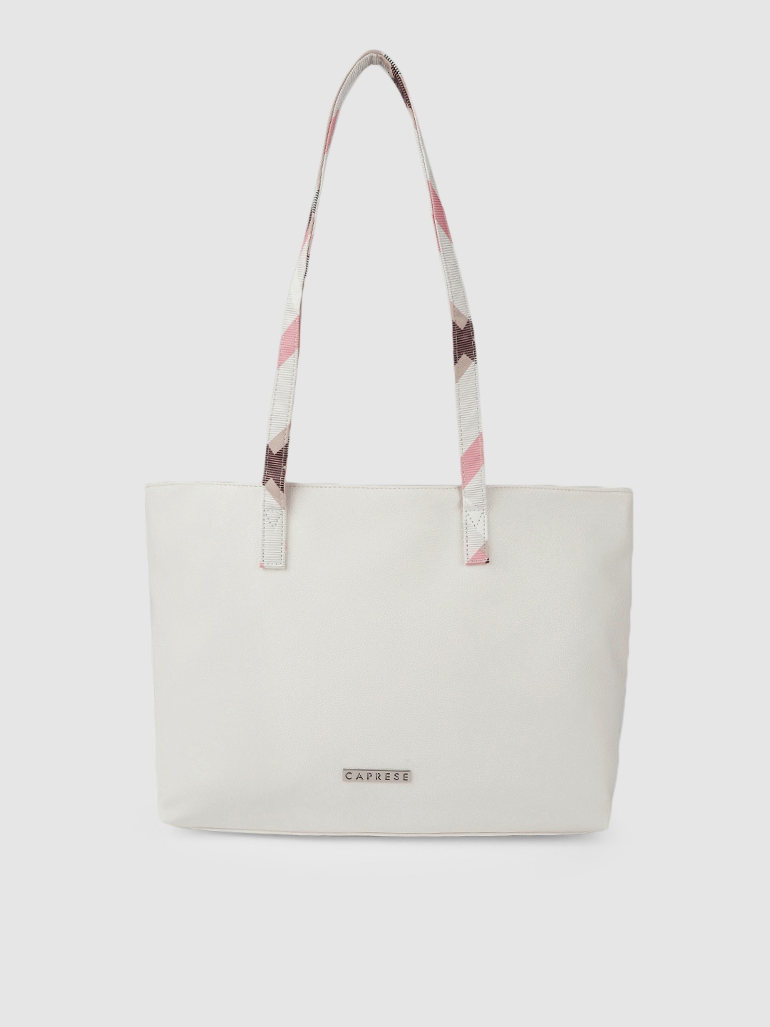 

Caprese White Solid Shoulder Bag