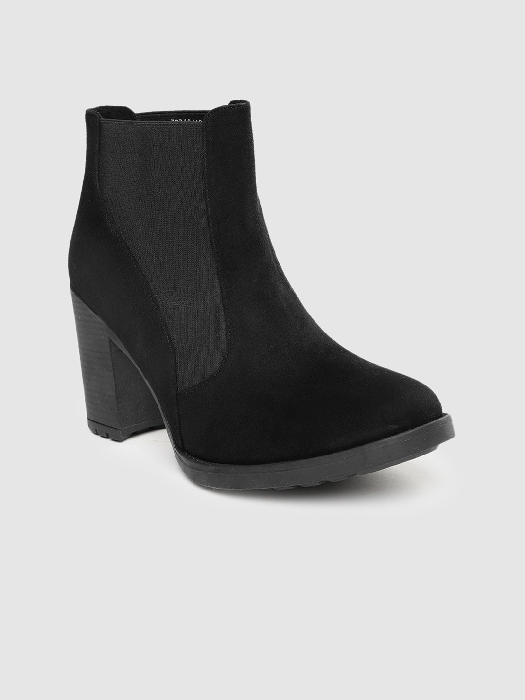 

Catwalk Women Black Solid Heeled Boots