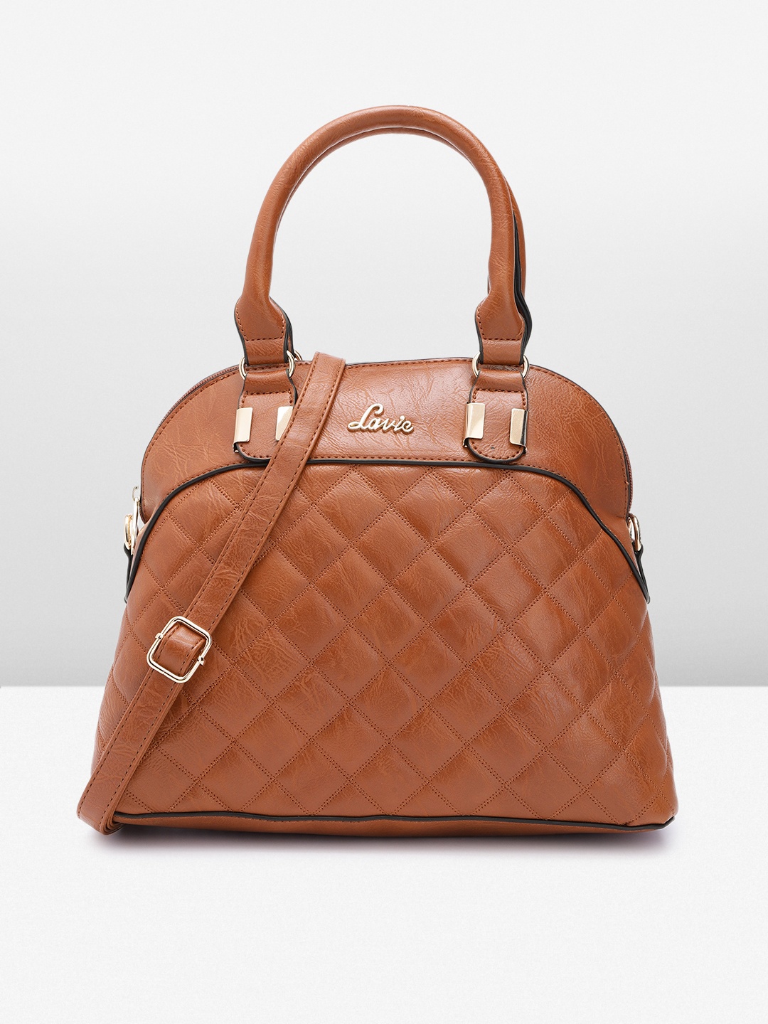 

Lavie Quilted Handheld Bag, Tan