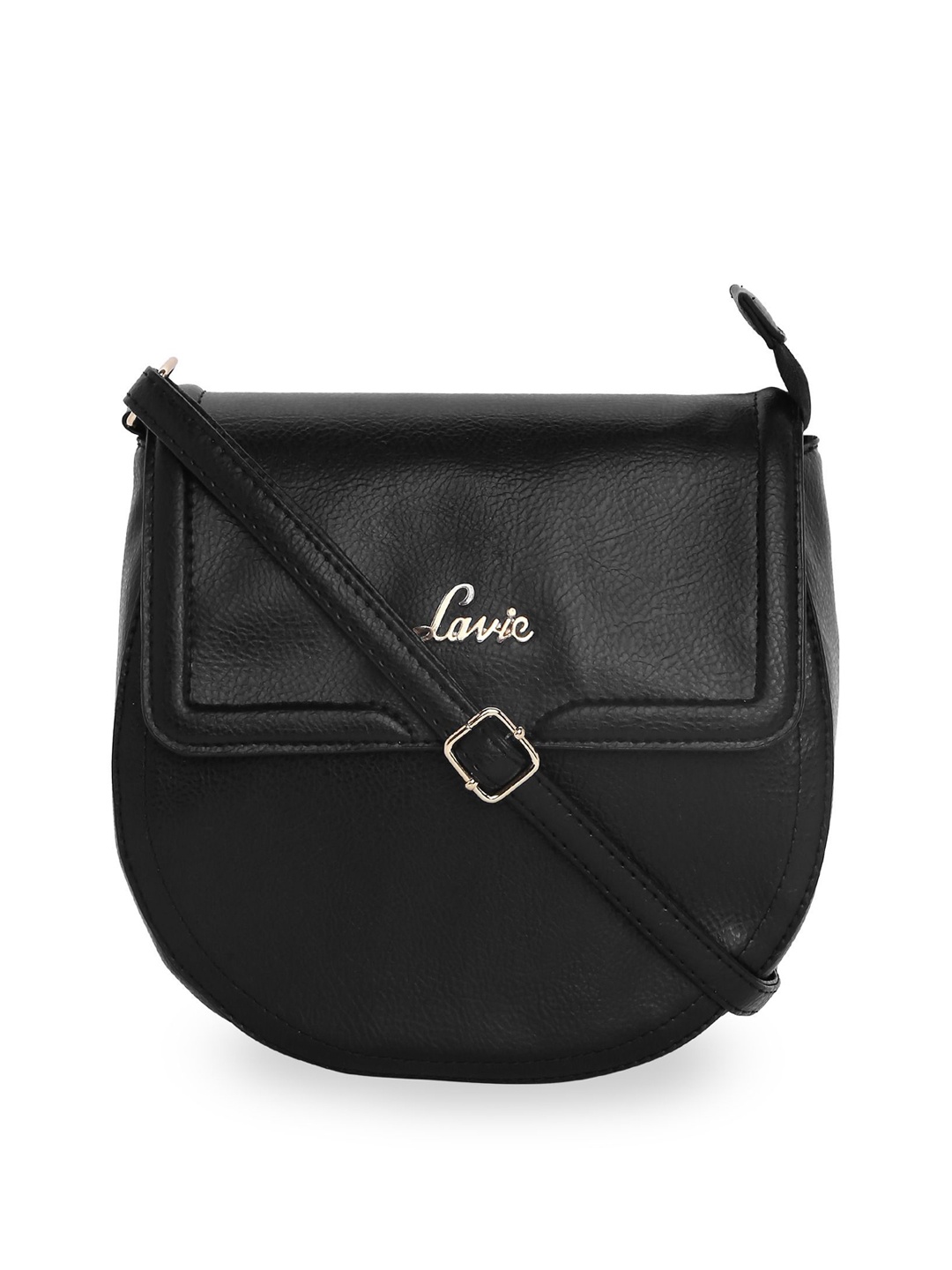 

Lavie Black Solid Sling Bag