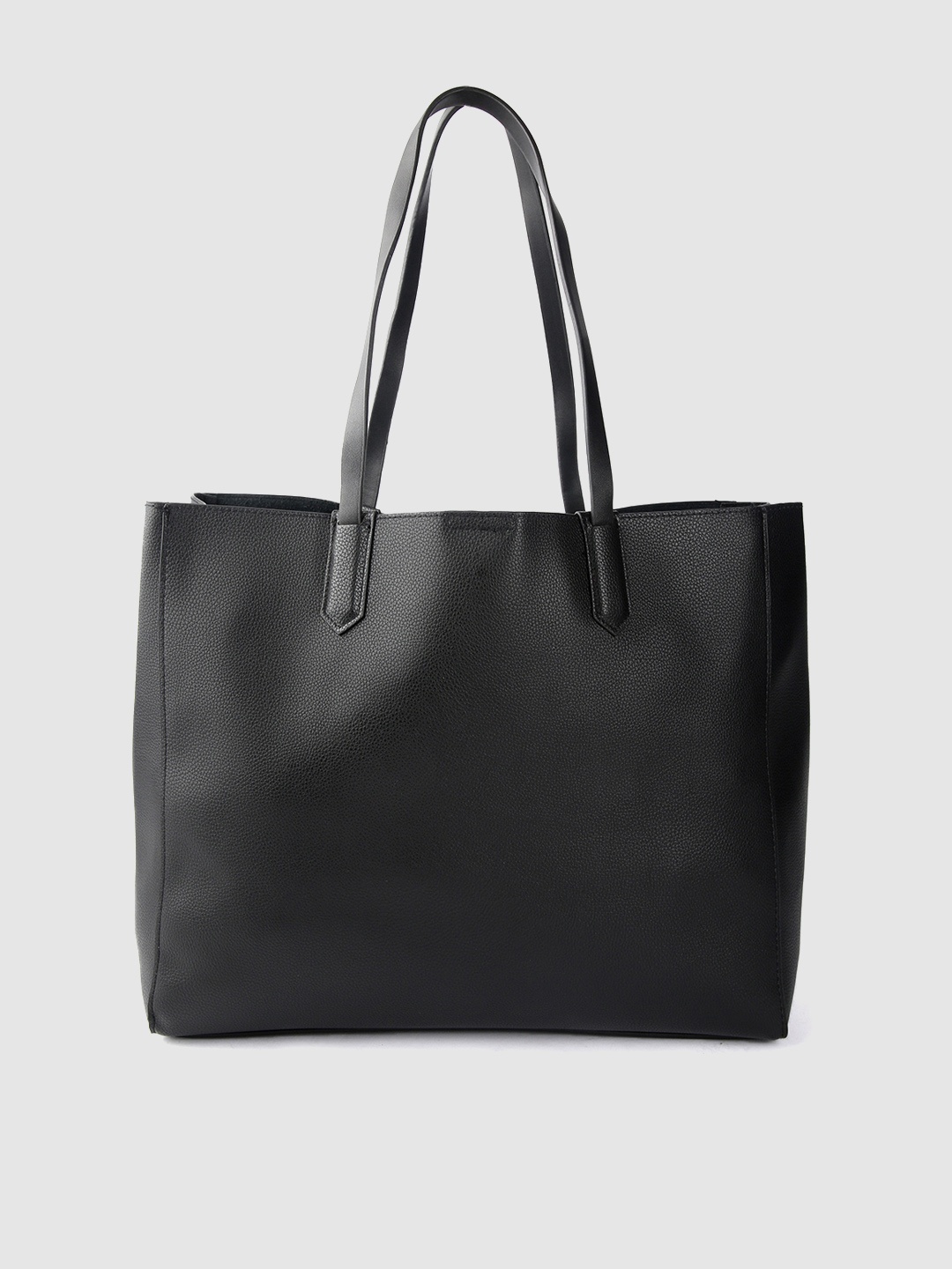 

MANGO Black Solid Shoulder Bag