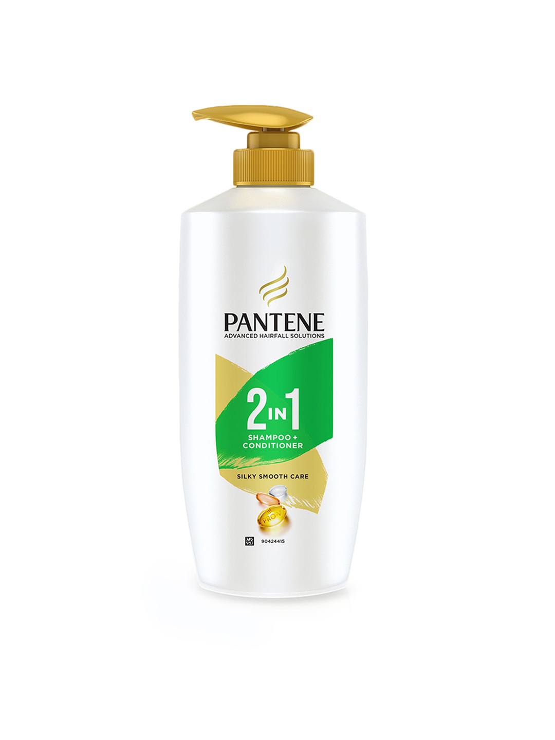 

Pantene Advanced Hairfall Solution 2-in-1 Silky Smooth Care Shampoo + Conditioner - 1 L, White