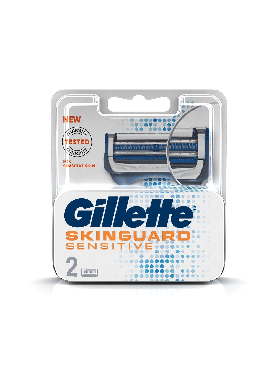 

Gillette Men Set of 2 Skinguard Sensitive Cartridges, White