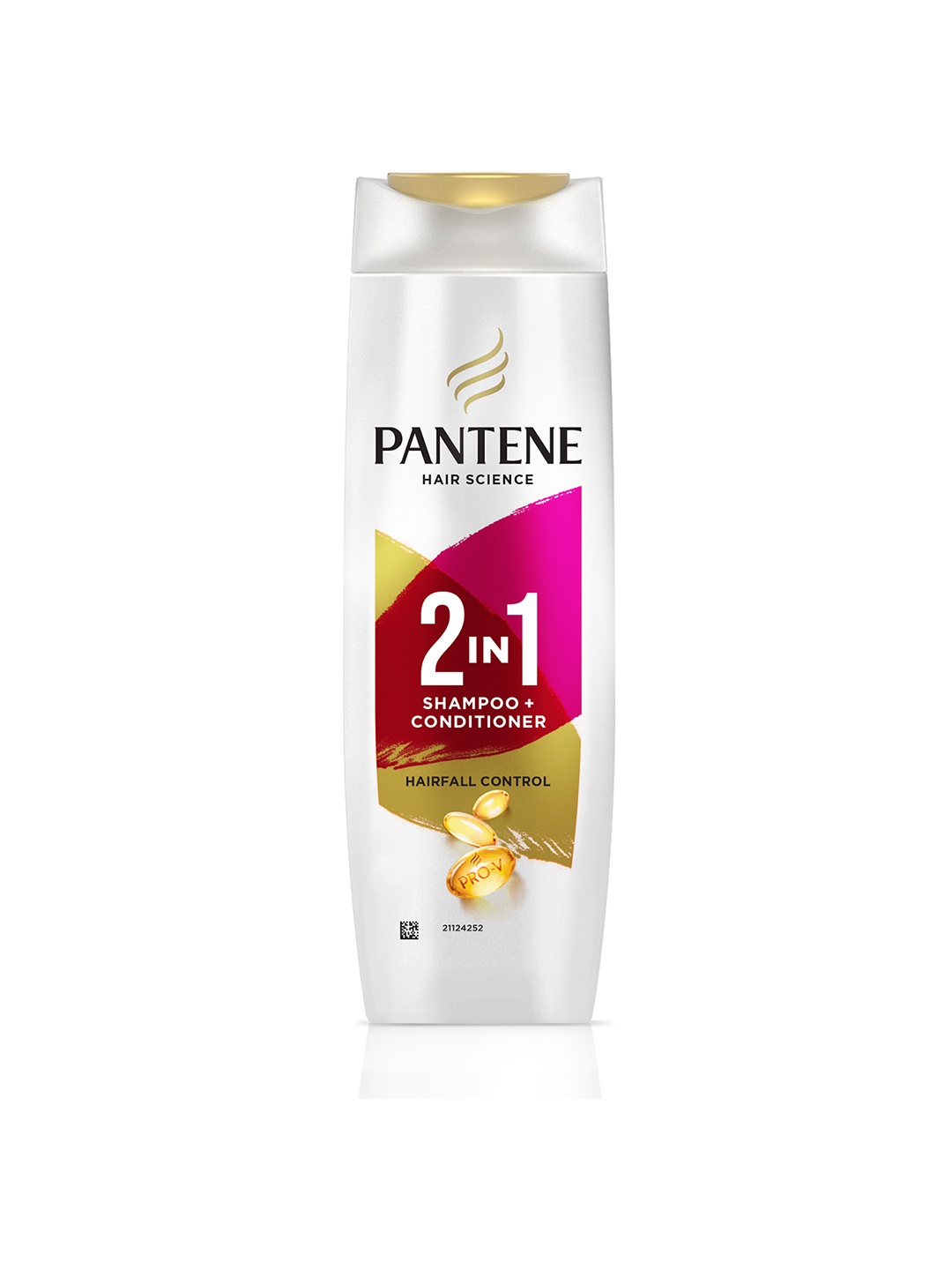 

Pantene 2 in 1 Hairfall Control Shampoo + Conditioner 180 ml, White