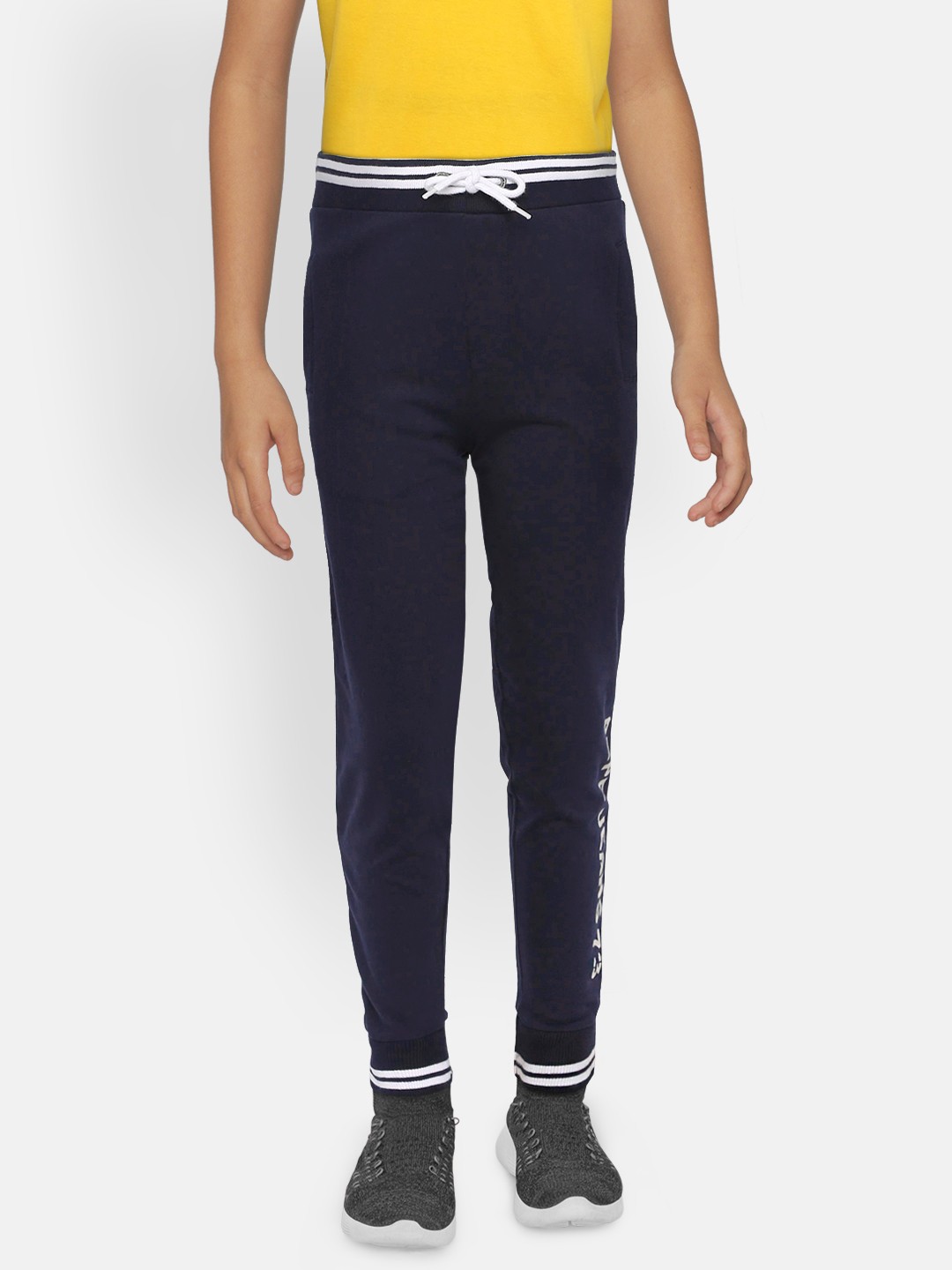 

Pepe Jeans Boys Navy Blue Printed BROODY IP Joggers