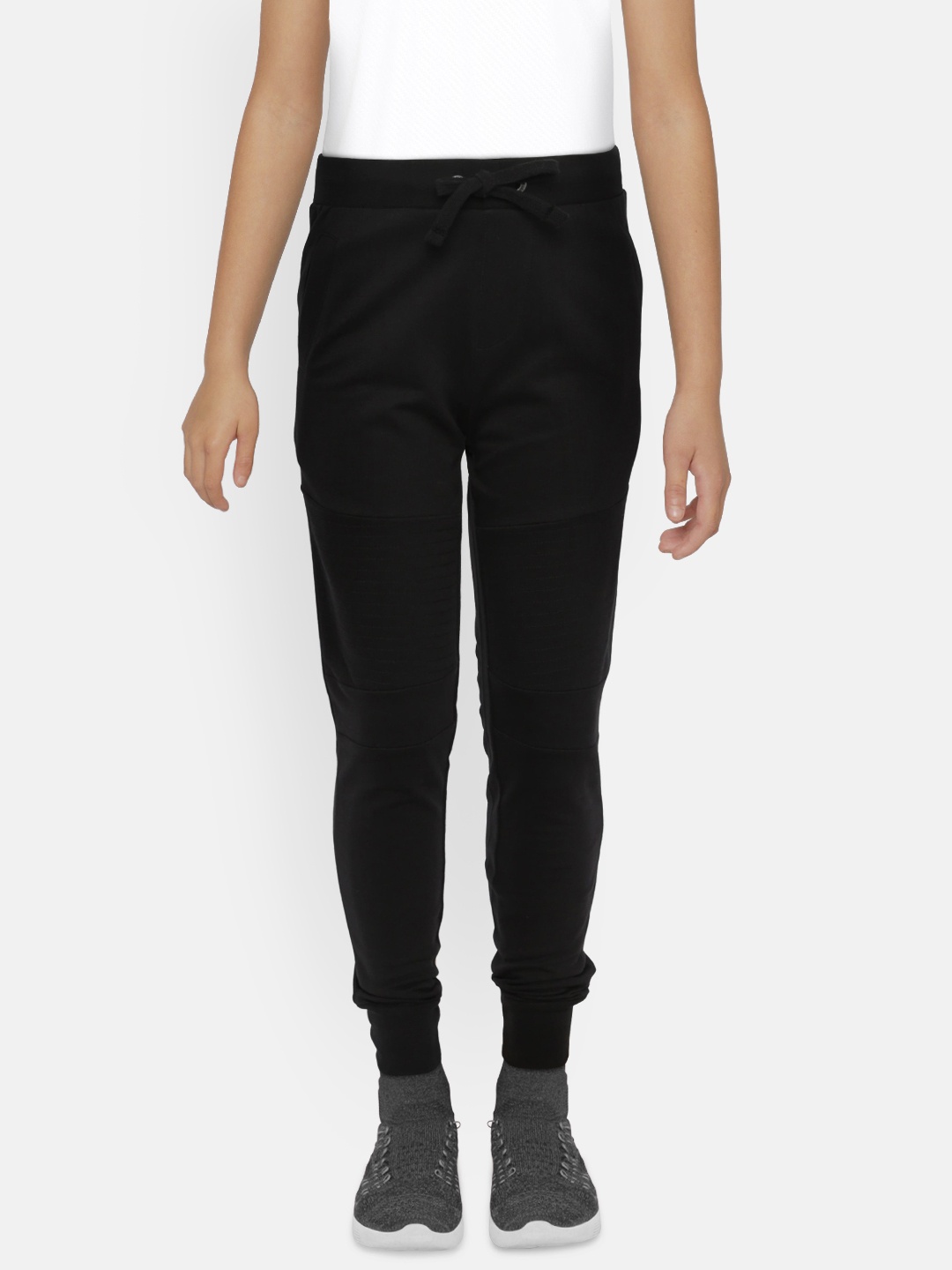

Pepe Jeans Boys Black Solid BECKHAM IP Joggers
