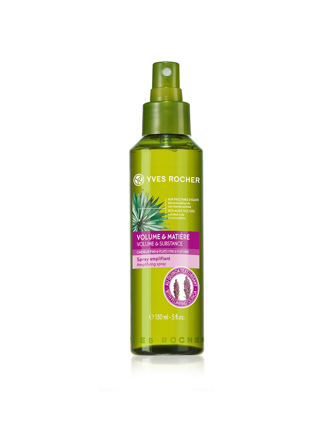 

YVES ROCHER Volume and Substance Amplifying Hair Spray 150 ml, Green
